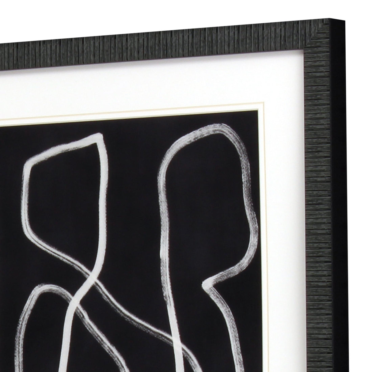 Paragon Naive Lines I S/3 Black 20 X 17 X 2 Wall Art