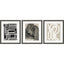 Paragon Naive Lines III S/3 Black 20 X 17 X 2 Wall Art