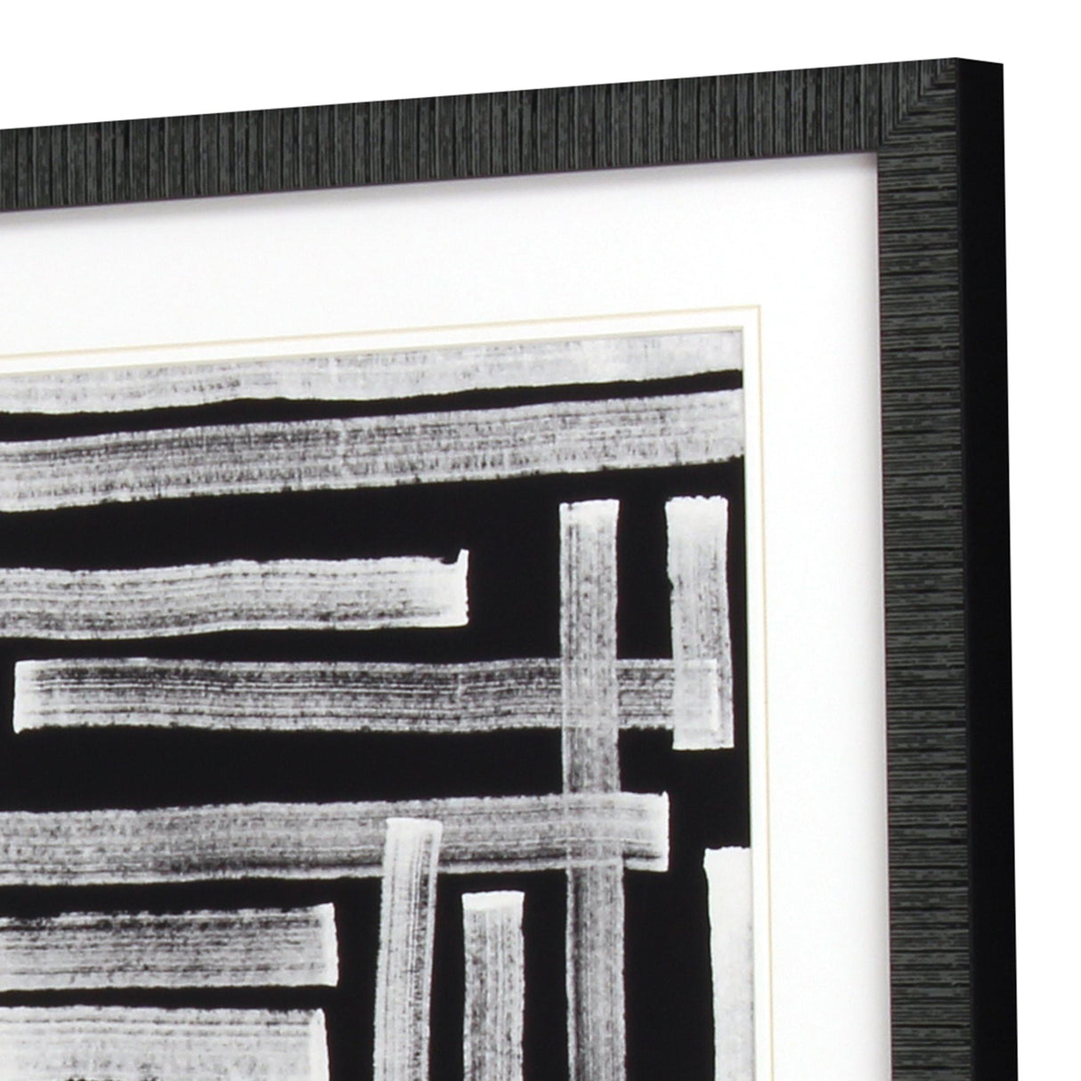 Paragon Naive Lines IV S/3 Black 20 X 17 X 2 Wall Art