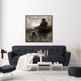 Paragon Elegant Grand Black 42 X 42 X 2 Wall Art