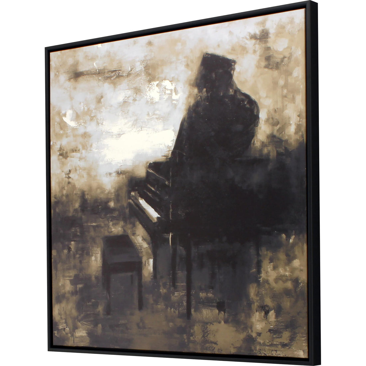 Paragon Elegant Grand Black 42 X 42 X 2 Wall Art