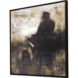 Paragon Elegant Grand Black 42 X 42 X 2 Wall Art