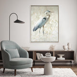 Paragon Great Blue Heron I White 50 X 38 X 3 Wall Art