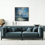 Paragon River Shadow Blue 41 X 41 X 3 Wall Art