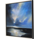 Paragon River Shadow Blue 41 X 41 X 3 Wall Art