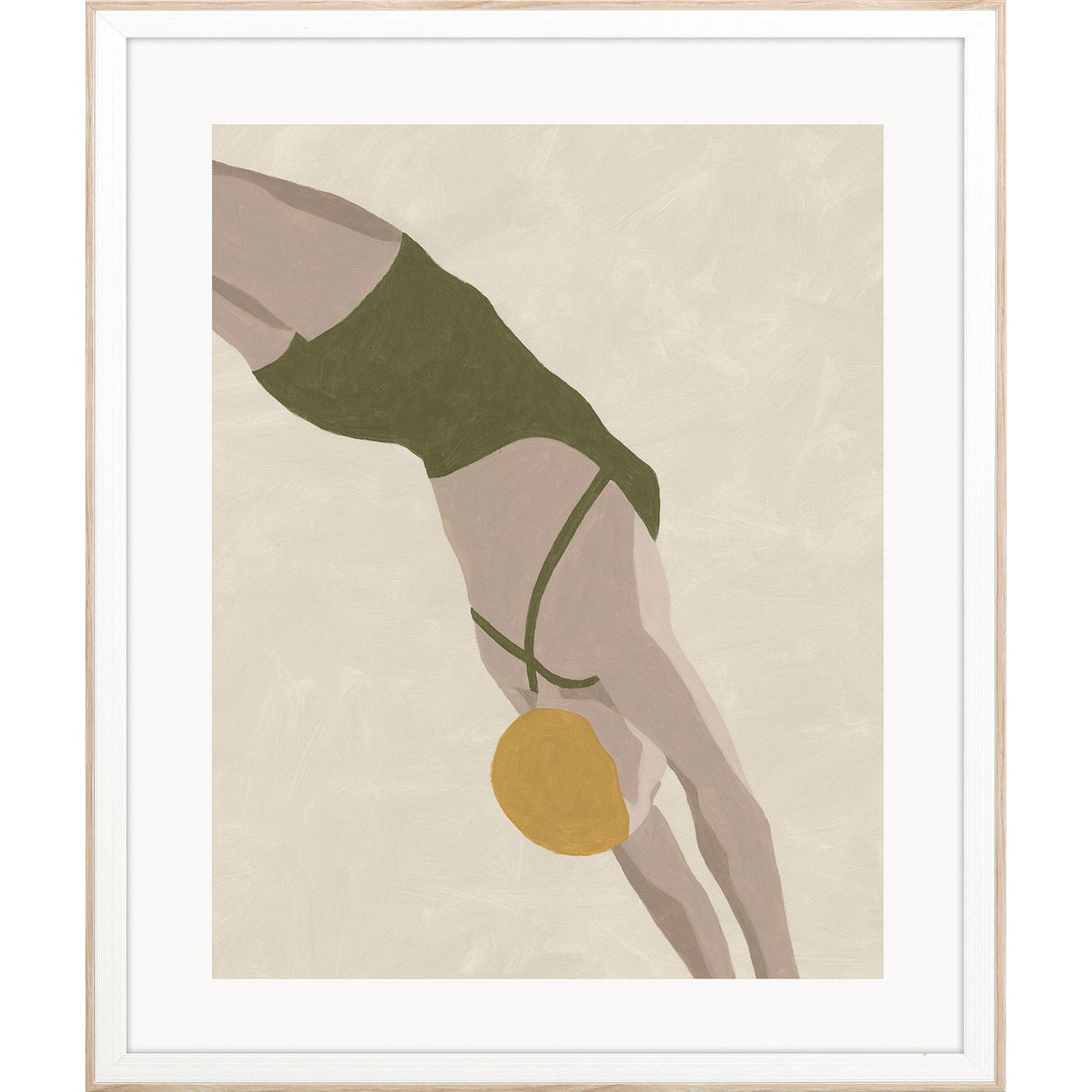 Paragon Plunge Green 33 X 27 X 2 Wall Art