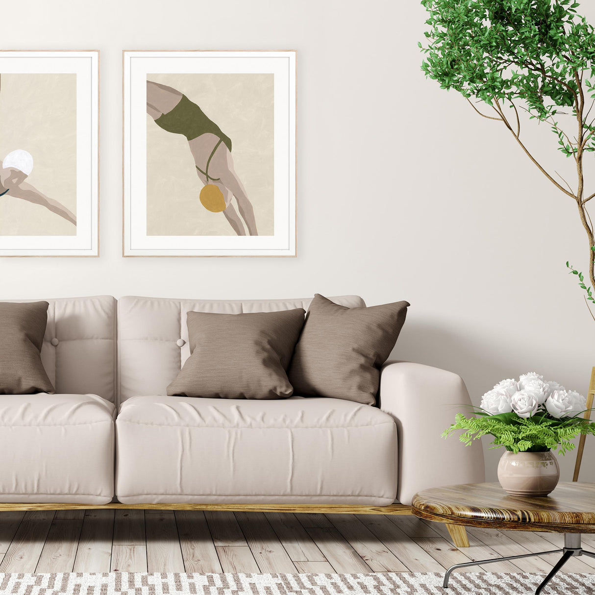 Paragon Plunge Green 33 X 27 X 2 Wall Art
