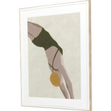 Paragon Plunge Green 33 X 27 X 2 Wall Art
