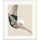 Paragon Dive Blue 33 X 27 X 2 Wall Art