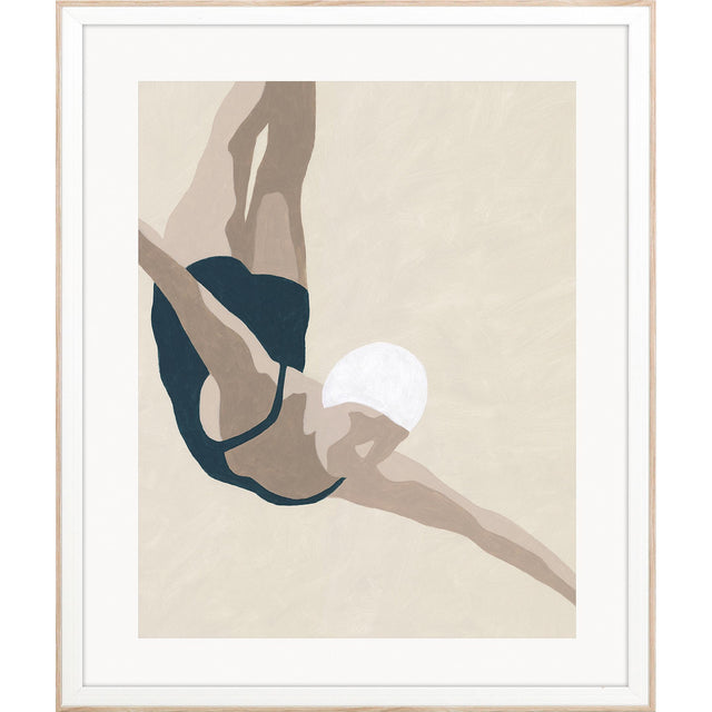 Paragon Dive Blue 33 X 27 X 2 Wall Art