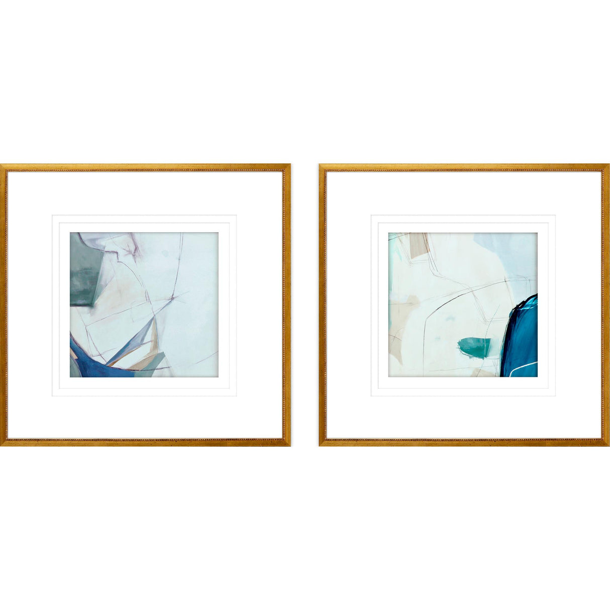 Paragon Emerging S/2 Blue 25 X 25 X 1 Wall Art