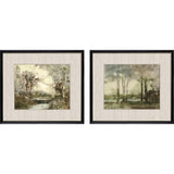 Paragon Sunset Pond II S/2 Green 26 X 30 X 1 Wall Art