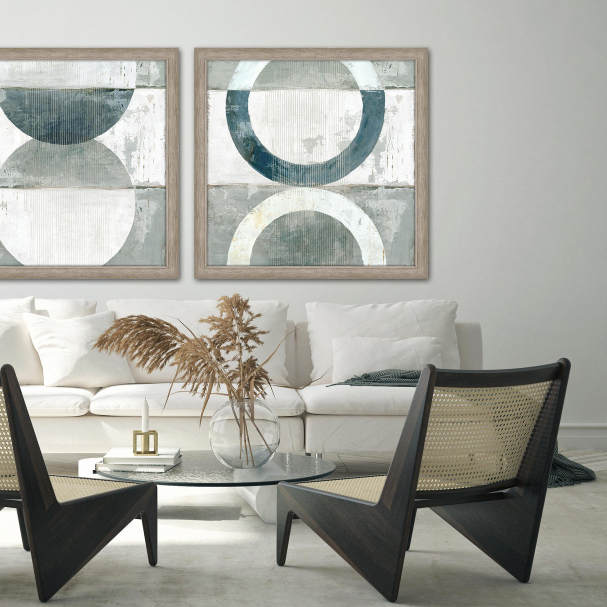 Paragon Pewter Plate II Turquoise 40 X 40 X 2 Wall Art