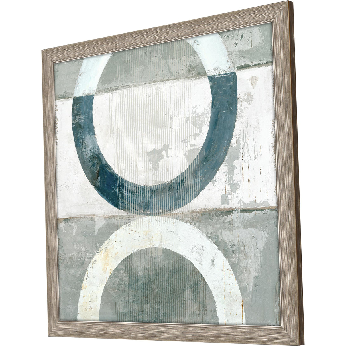 Paragon Pewter Plate II Turquoise 40 X 40 X 2 Wall Art