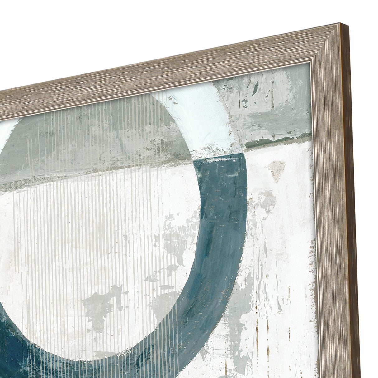 Paragon Pewter Plate II Turquoise 40 X 40 X 2 Wall Art