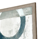 Paragon Pewter Plate II Turquoise 40 X 40 X 2 Wall Art