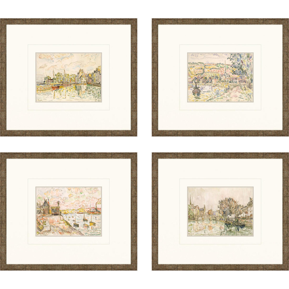 Paragon Petite Landscapes S/4 Multi 15 X 17 X 1 Wall Art