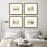 Paragon Petite Landscapes S/4 Multi 15 X 17 X 1 Wall Art