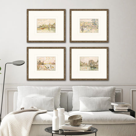 Paragon Petite Landscapes S/4 Multi 15 X 17 X 1 Wall Art