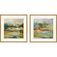 Paragon Mist S/2 Blue 25 X 25 X 1 Wall Art