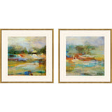 Paragon Mist S/2 Blue 25 X 25 X 1 Wall Art