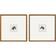 Paragon Equestrian Study S/2 Black 17 X 17 X 2 Wall Art