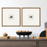 Paragon Equestrian Study S/2 Black 17 X 17 X 2 Wall Art