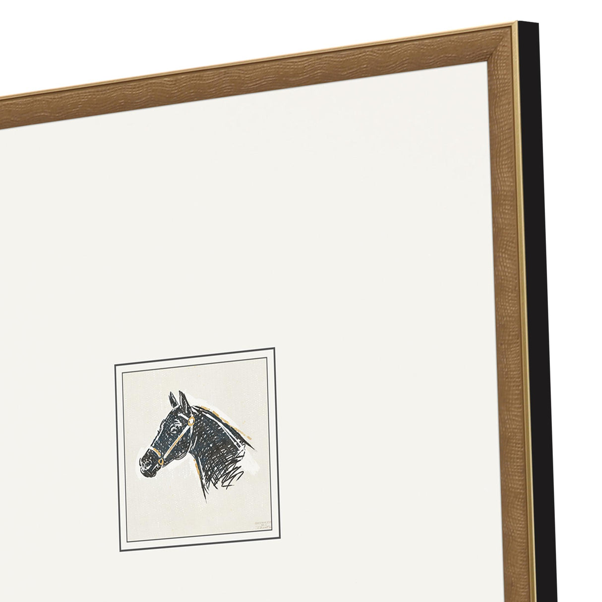 Paragon Equestrian Study S/2 Black 17 X 17 X 2 Wall Art