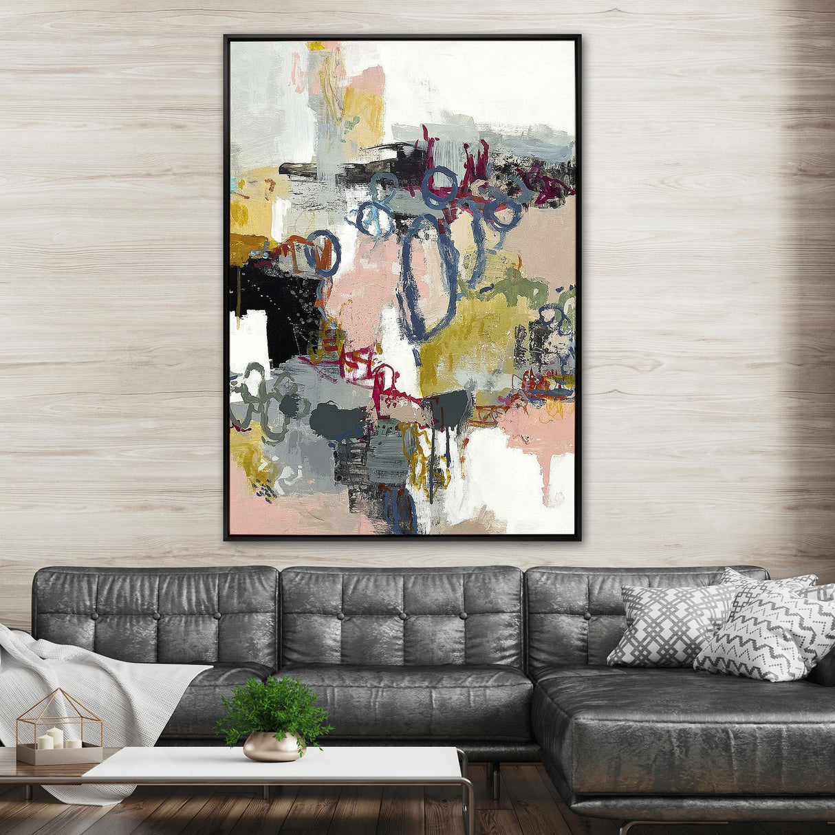 Paragon Mansfield Pink 71 X 48 X 3 Wall Art