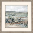 Paragon Blue Cactus Field I Gray 40 X 40 X 2 Wall Art