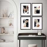 Paragon Baked Paintstrokes S/4 Brown 26 X 21 X 1 Wall Art