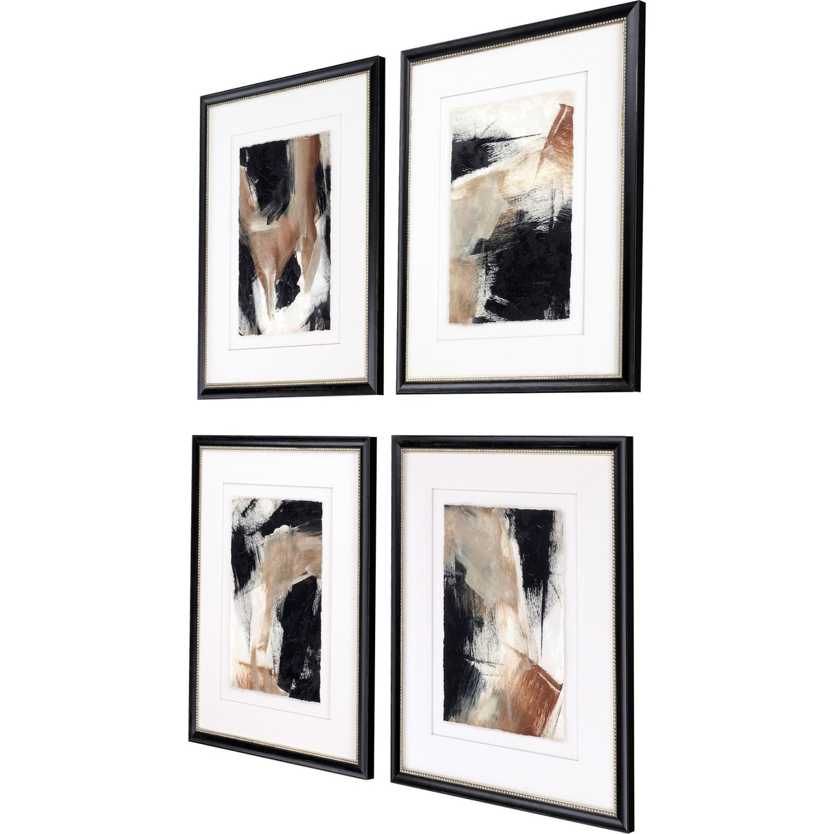 Paragon Baked Paintstrokes S/4 Brown 26 X 21 X 1 Wall Art
