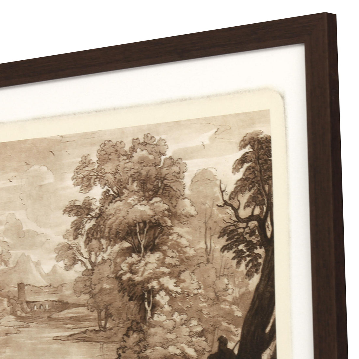 Paragon Pastoral Landscape I Sepia 28 X 33 X 2 Wall Art