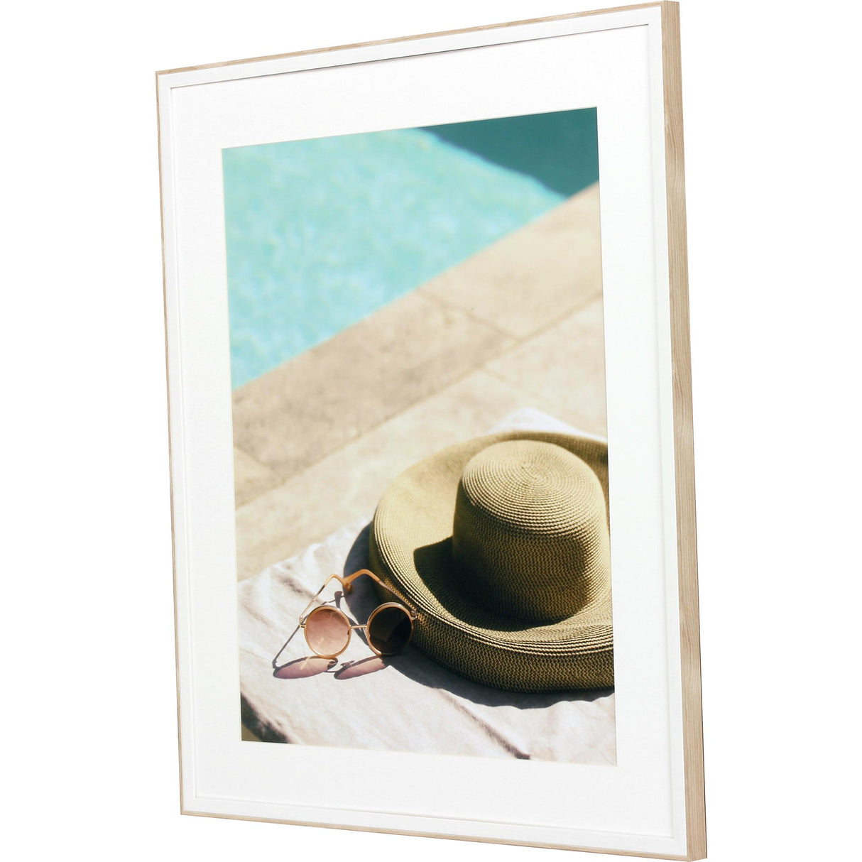 Paragon Summer Chill - Cool Turquoise 35 X 29 X 2 Wall Art