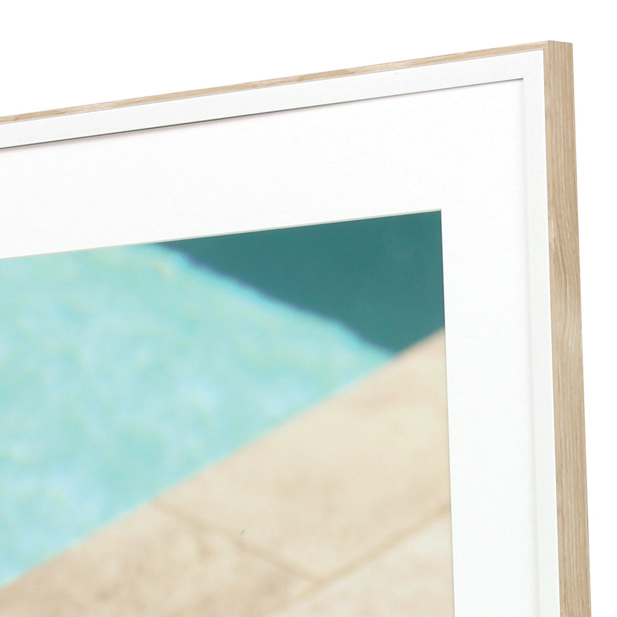 Paragon Summer Chill - Cool Turquoise 35 X 29 X 2 Wall Art