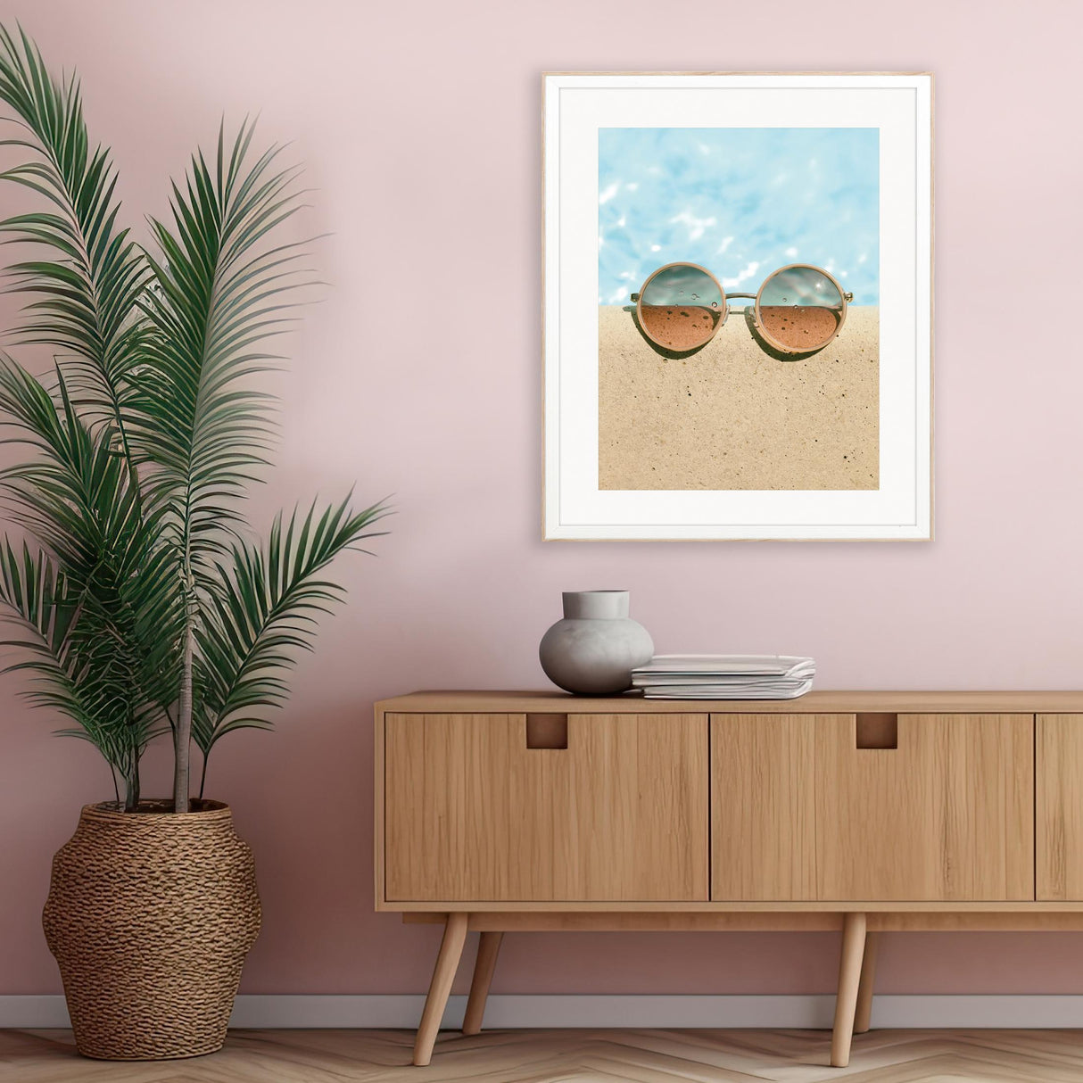 Paragon Summer Chill - Shade Turquoise 35 X 29 X 2 Wall Art