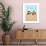 Paragon Summer Chill - Shade Turquoise 35 X 29 X 2 Wall Art