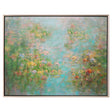 Paragon Lilies in Bloom Blue 47 X 62 X 3 Wall Art