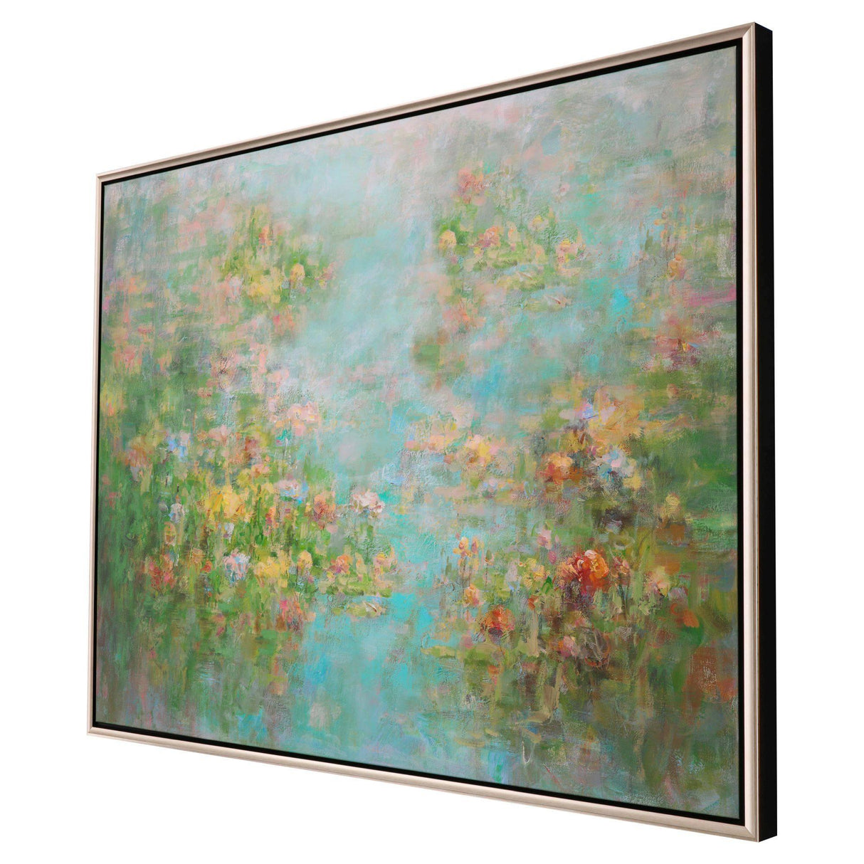 Paragon Lilies in Bloom Blue 47 X 62 X 3 Wall Art