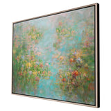 Paragon Lilies in Bloom Blue 47 X 62 X 3 Wall Art