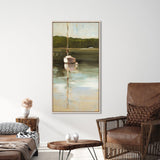 Paragon Calm Waters Green 49 X 26 X 3 Wall Art