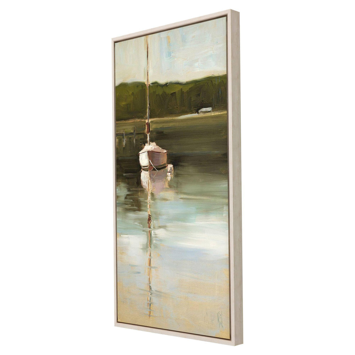 Paragon Calm Waters Green 49 X 26 X 3 Wall Art