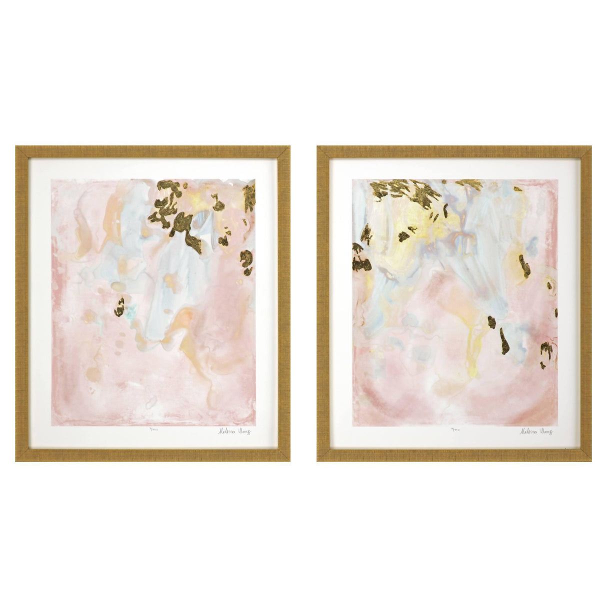 Paragon Gold Planet II S/2 Pink 26 X 22 X 2 Wall Art