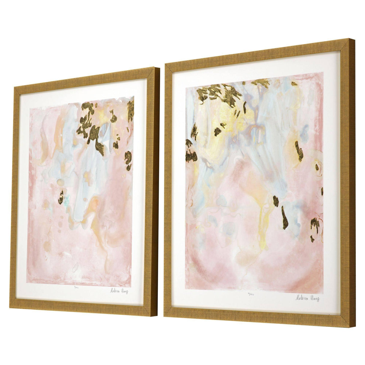 Paragon Gold Planet II S/2 Pink 26 X 22 X 2 Wall Art