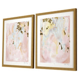 Paragon Gold Planet II S/2 Pink 26 X 22 X 2 Wall Art