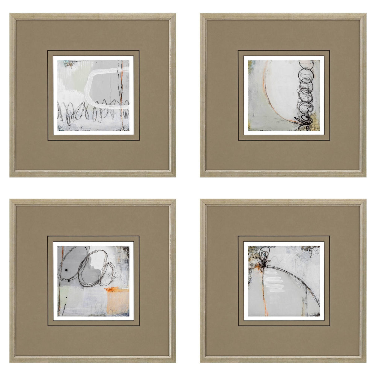 Paragon On the Road II S/4 Gray 15 X 15 X 1 Wall Art