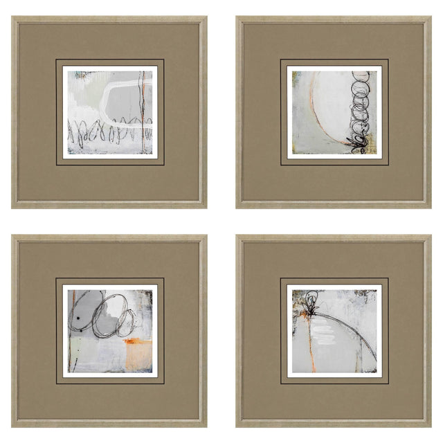 Paragon On the Road II S/4 Gray 15 X 15 X 1 Wall Art