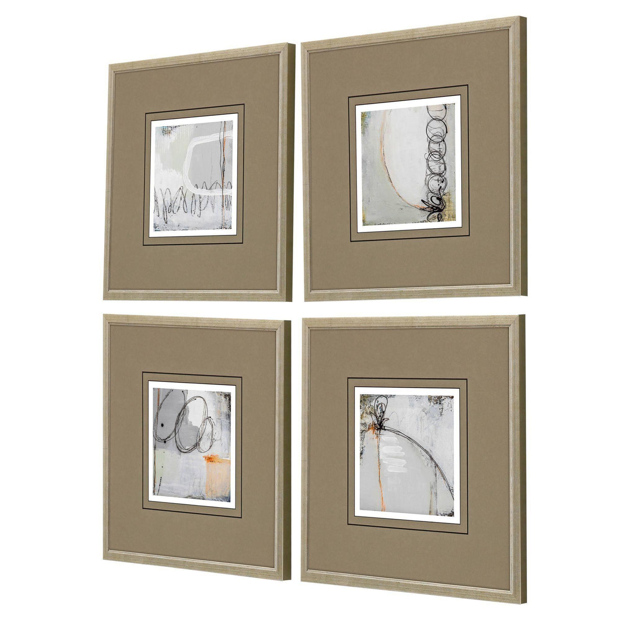 Paragon On the Road II S/4 Gray 15 X 15 X 1 Wall Art