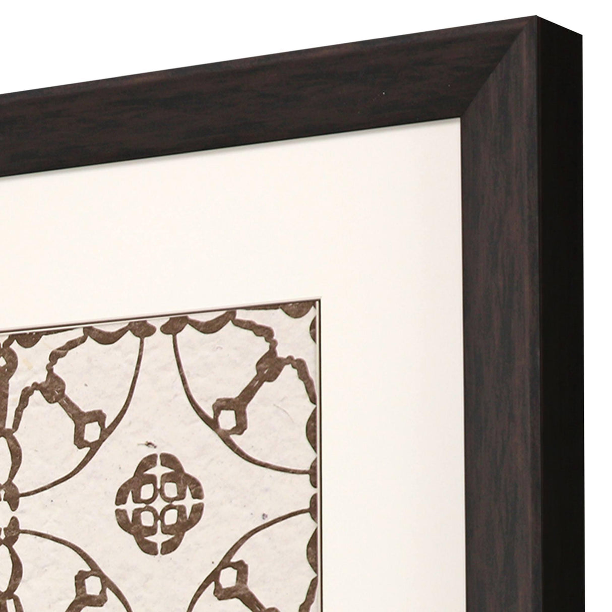 Paragon Motif on Cream I S/2 Brown 30 X 30 X 3 Wall Art