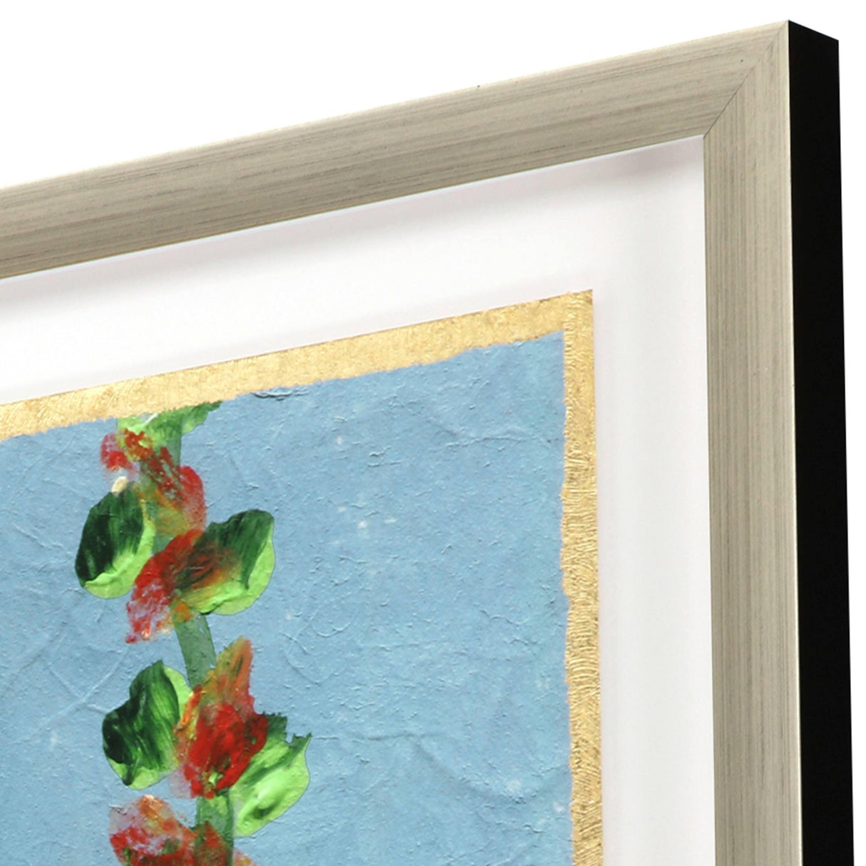 Paragon Sassy Botanica I Blue 37 X 37 X 2 Wall Art